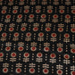Black Floral Print Mashru Silk Fabric EEG-28314