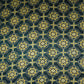 Teal Blue Floral Print Mashru Silk Fabric EEG-28315