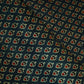 Teal Blue Floral Print Mashru Silk Fabric EEG-28316