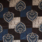 Black Floral Print Mashru Silk Fabric EEG-28319