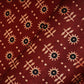 Red Floral Print Mashru Silk Fabric EEG-28321