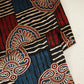 Black Floral Print Mashru Silk Fabric EEG-28324