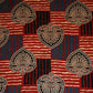 Red Floral Print Mashru Silk Fabric EEG-28325