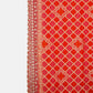 Red Bandhani Jacquard 60*60 Georgette Dupatta TF-32693