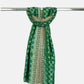 Green Bandhani Jacquard 60*60 Georgette Dupatta TF-32697