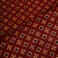 Red Floral Print Mashru Silk Fabric EEG-28328