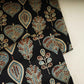 Black Floral Print Mashru Silk Fabric EEG-28332