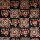 Black Ajrakh Print Mashru Silk Fabric EEG-28334