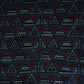 Teal Blue With Multicolour Geometrical Print Mashru Silk Fabric EEG-28336