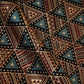 Black Geometrical Print Mashru Silk Fabric EEG-28341