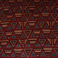 Red Geometrical Print Mashru Silk Fabric EEG-28343