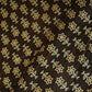Black Floral Print Mashru Silk Fabric EEG-28353