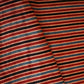 Red With Multicolour Strips Mashru Silk Fabric EEG-28357
