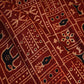 Red Ajrakh Print Mashru Silk Fabric EEG-28359