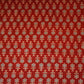 Red Floral Print Mashru Silk Fabric EEG-28365