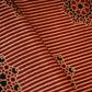 Red Floral Print Mashru Silk Fabric EEG-28370
