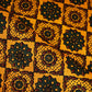 Yellow Ajrakh Print Mashru Silk Fabric EEG-28371