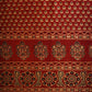 Red Ajrakh Print Mashru Silk Fabric EEG-28373
