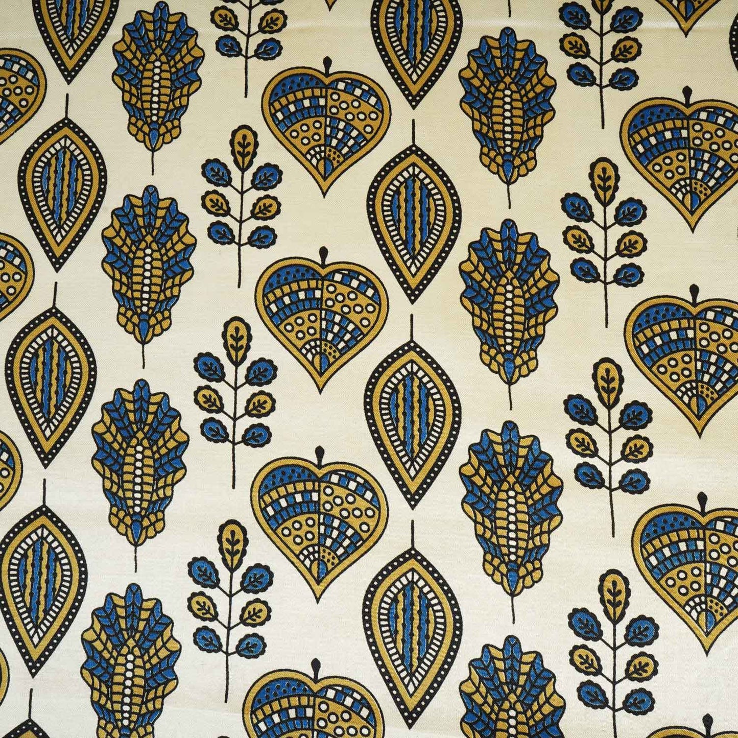 Cream Floral Print Mashru Silk Fabric EEG-28375