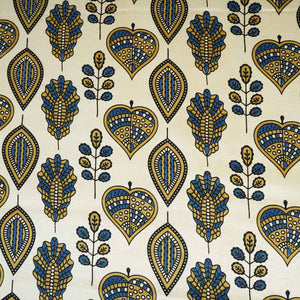 Cream Floral Print Mashru Silk Fabric EEG-28375 - TradeUNO