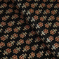 Black Floral Print Mashru Silk Fabric EEG-28376