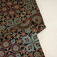 Black Ajrakh Print Mashru Silk Fabric EEG-28379