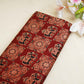 Red Ajrakh Print Mashru Silk Fabric EEG-28381