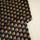 Black Ajrakh Print Mashru Silk Fabric EEG-28384