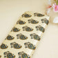 Cream Floral Print Mashru Silk Fabric EEG-28386
