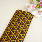 Yellow Geometrical Print Mashru Silk Fabric EEG-28388