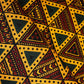 Yellow Geometrical Print Mashru Silk Fabric EEG-28388