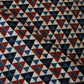 Cream Geometrical Print Mashru Silk Fabric EEG-28391 - TradeUNO