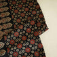 Black Ajrakh Print Mashru Silk Fabric EEG-28394