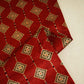 Red Floral Print Mashru Silk Fabric EEG-28396 - TradeUNO