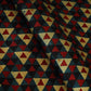 Teal Blue Geometrical Print Mashru Silk Fabric EEG-28397
