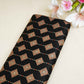 Black Floral Print Mashru Silk Fabric EEG-28398