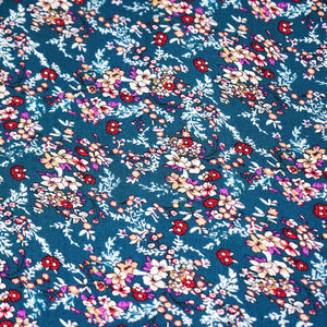 Multicolor Floral Print Rayon fabric TU-4014 - TradeUNO