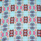 Sky Blue Abstract Print Rayon fabric TU-4099