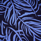 Blue And Black Floral print Rayon fabric TU-4193