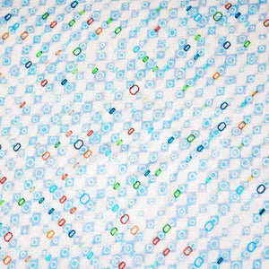 Multicolor Abstract Print Viscose Rayon fabric TU-4425 - TradeUNO