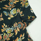 Black Floral Printed Viscose Fabric TU 4440