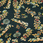Black Floral Printed Viscose Fabric TU 4440