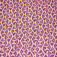Pink & Black Abstract Print Viscose Rayon fabric TU-4566