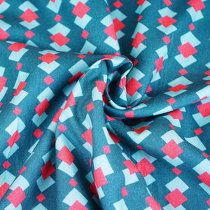 Multicolor Abstract Print Rayon fabric TU-4688 - TradeUNO