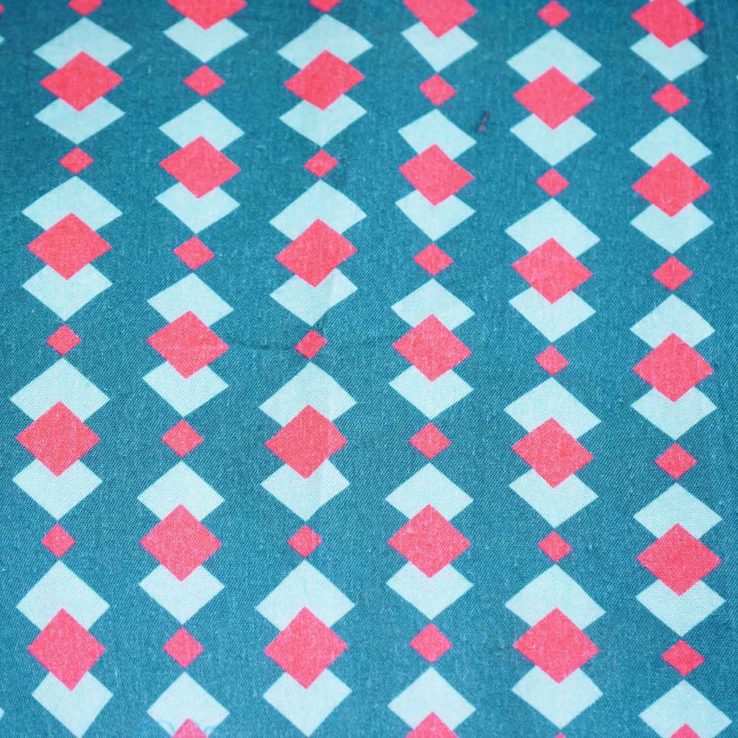 Multicolor Abstract Print Rayon fabric TU-4688