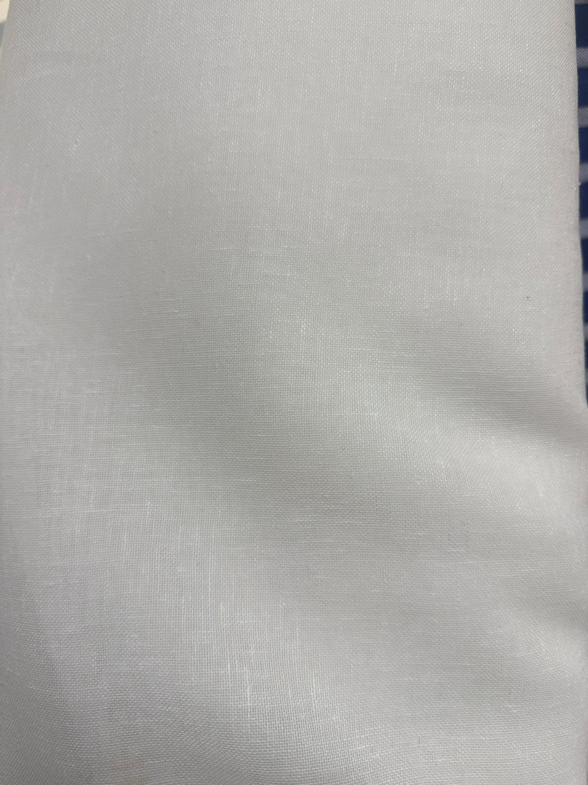 White Solid Sheer Fabric TRN-29980