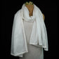 White Dyeable embroidery Chiffon Dupatta SST-31011 - TradeUNO