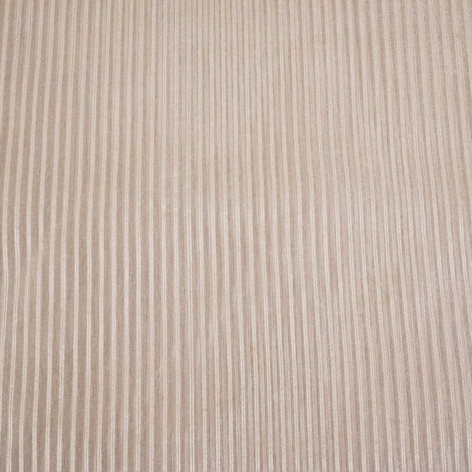 Light Pink Stripe Poly Organza Fabric Poly Organza TU-5166