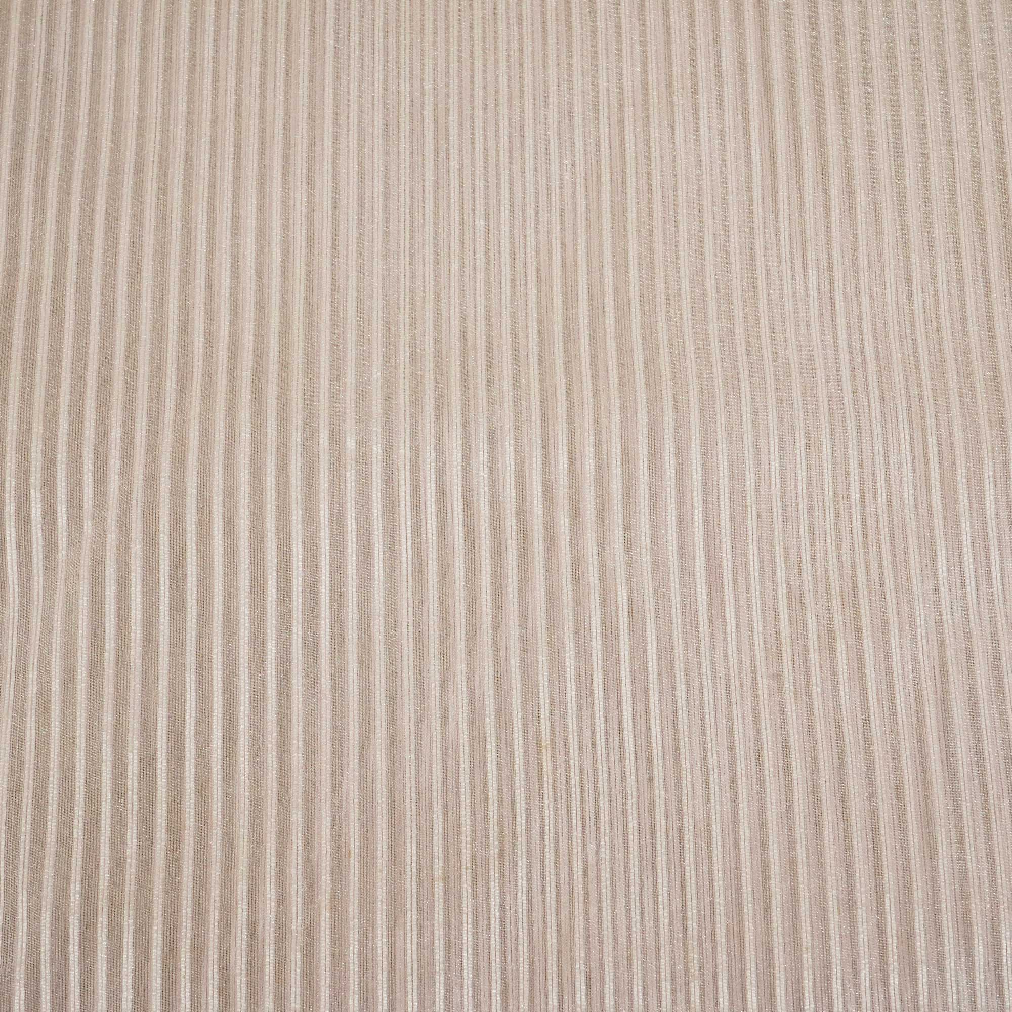 Light Pink Stripe Poly Organza Fabric Poly Organza TU-5166