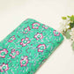 Green Floral Print Cotton Fabric Cotton TU-5264